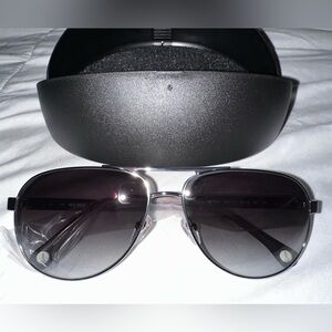 Black Aviator Sunglasses with Case Jack Spade new with case